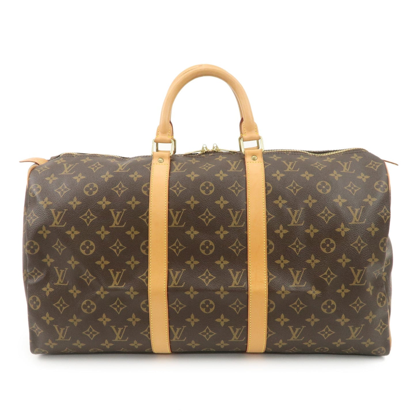 Louis Vuitton Monogram Keep All 50 Boston Bag Brown M41426
