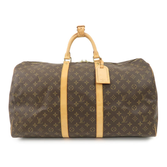 Louis Vuitton Monogram Keep All 55 Boston Bag Travel Bag M41424