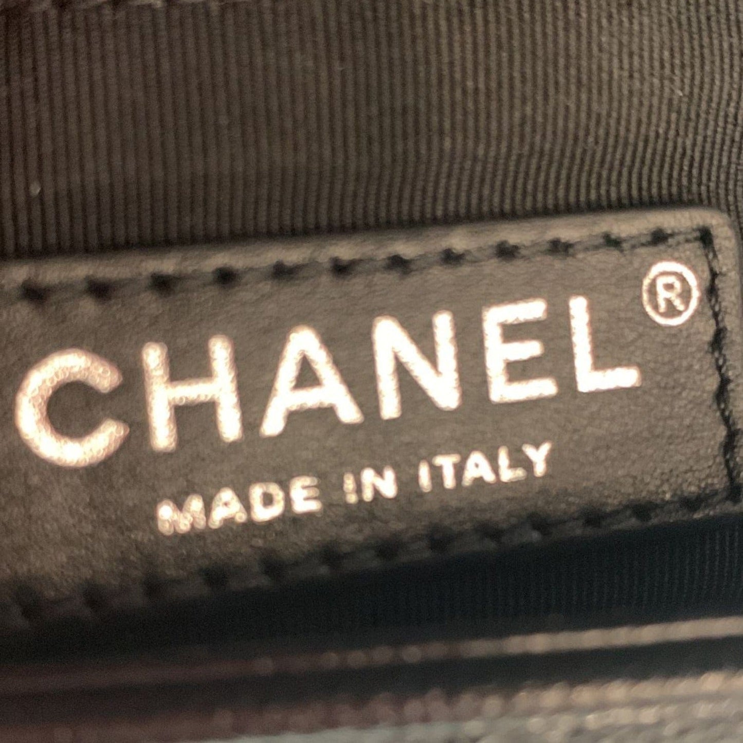 CHANEL Medium Boy Flap Caviar Quilted Leather Shoulder Bag Black