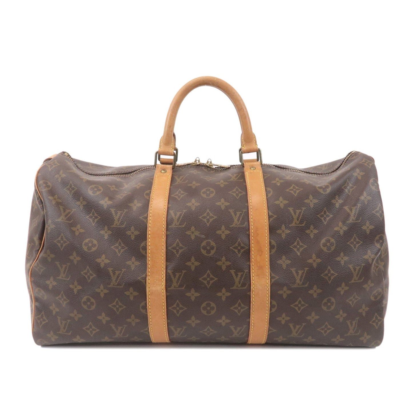 Louis Vuitton Monogram Keep All 50 Bag Brown M41426