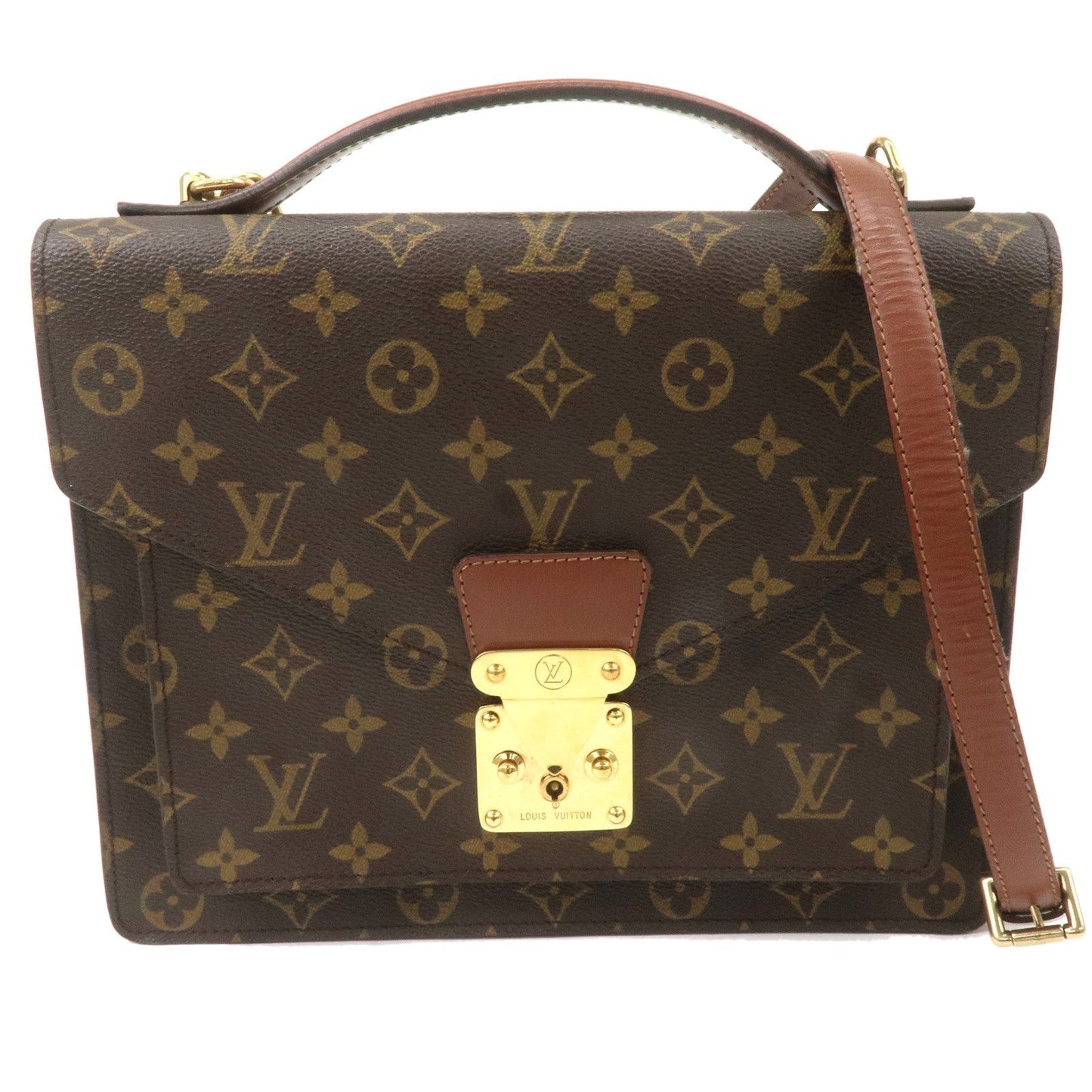 Louis Vuitton Monogram Monceau 28 Hand Bag Brief Case M51185