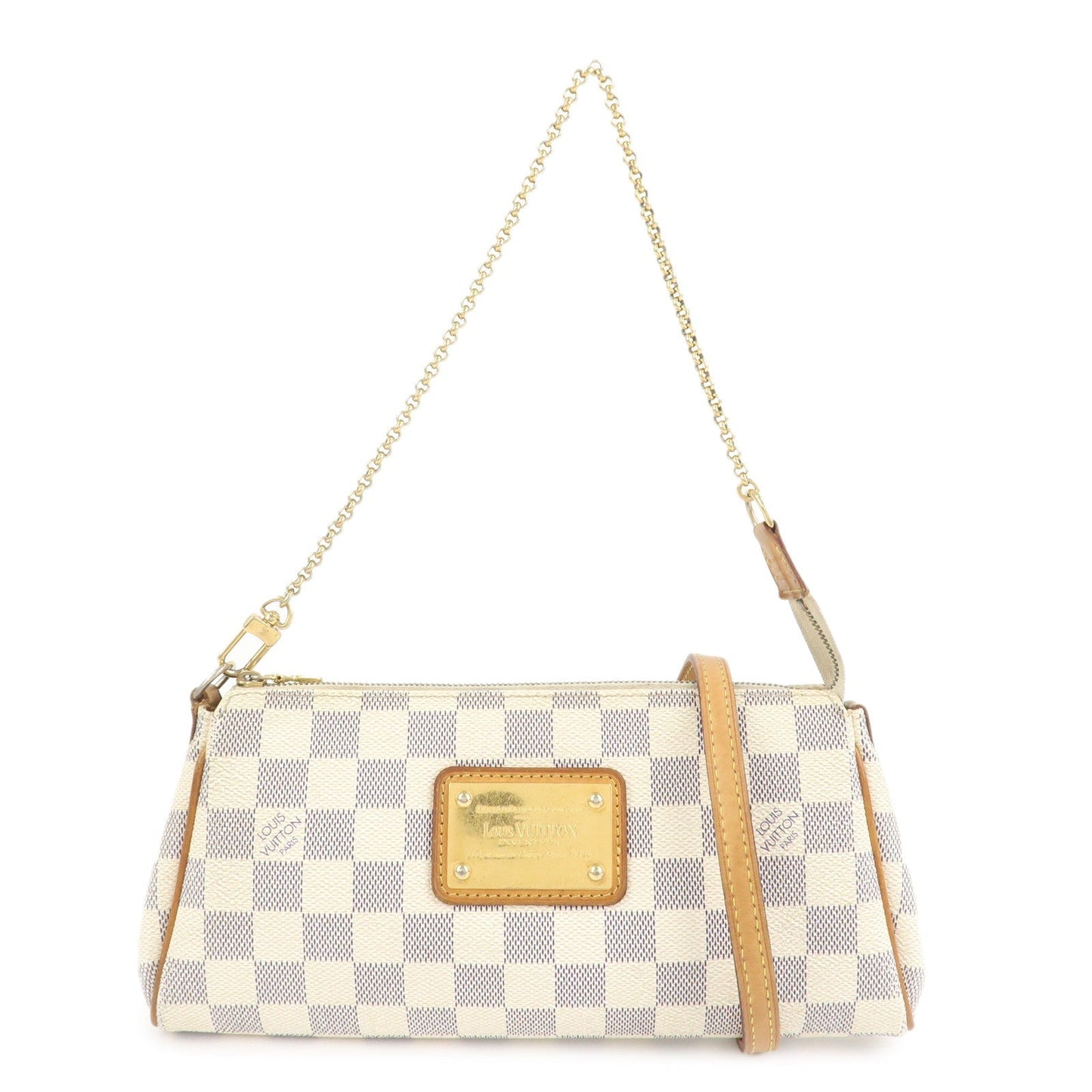 Louis Vuitton Damier Azur Eva 2 Way Pouch Shoulder Bag N55214