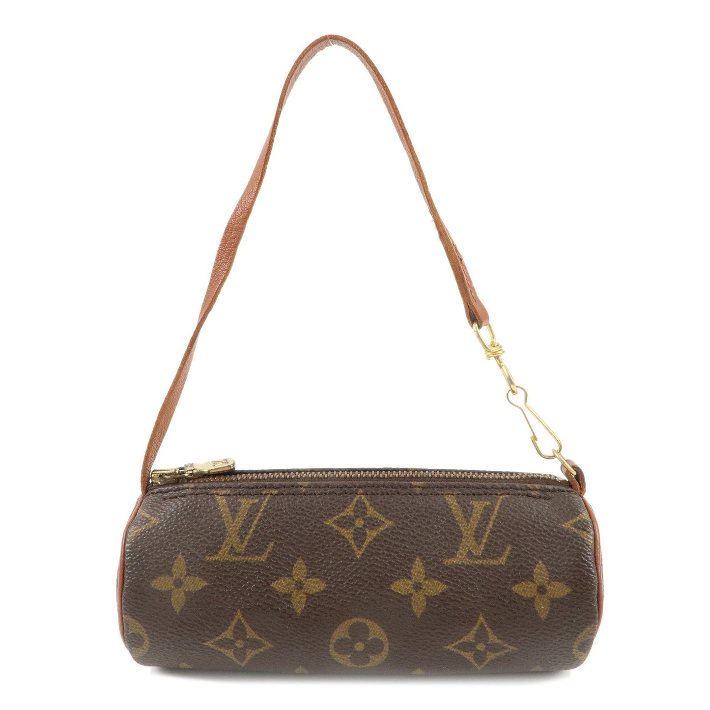 Louis Vuitton Monogram Mini Pouch for Papillon Bag Old Style Brown