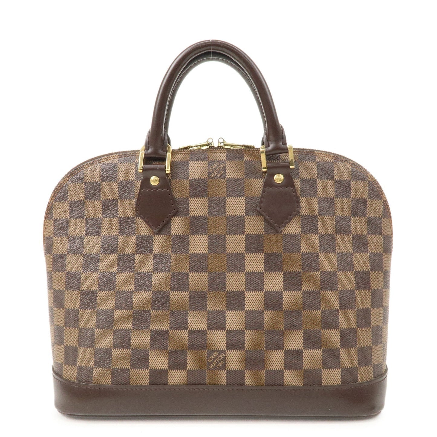 Louis Vuitton Damier Alma PM Hand Bag Brown N51131