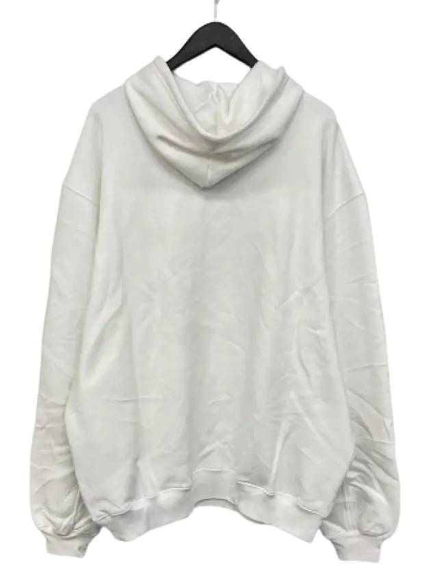 Luxury Balenciaga Trending 2026 Language Logo Print Hoodie White