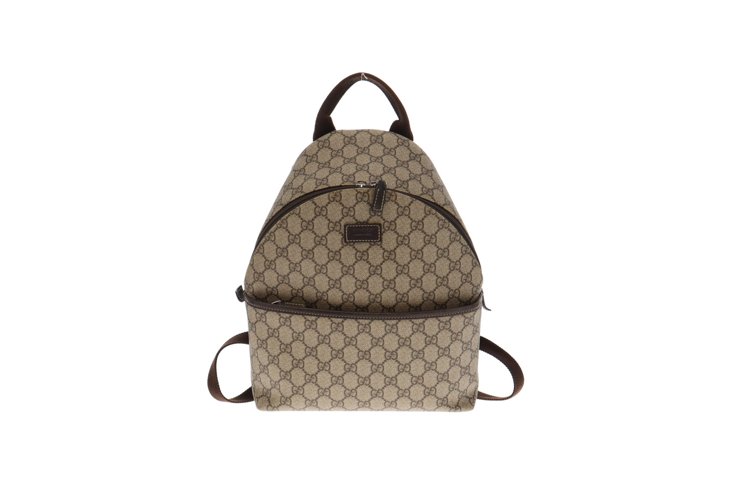Gucci GG Supreme Leather Canvas Backpack Style 2