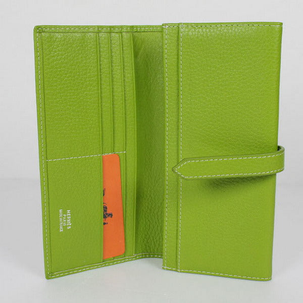 Luxury Hermes Wallet H514 Ladies Wallet Green