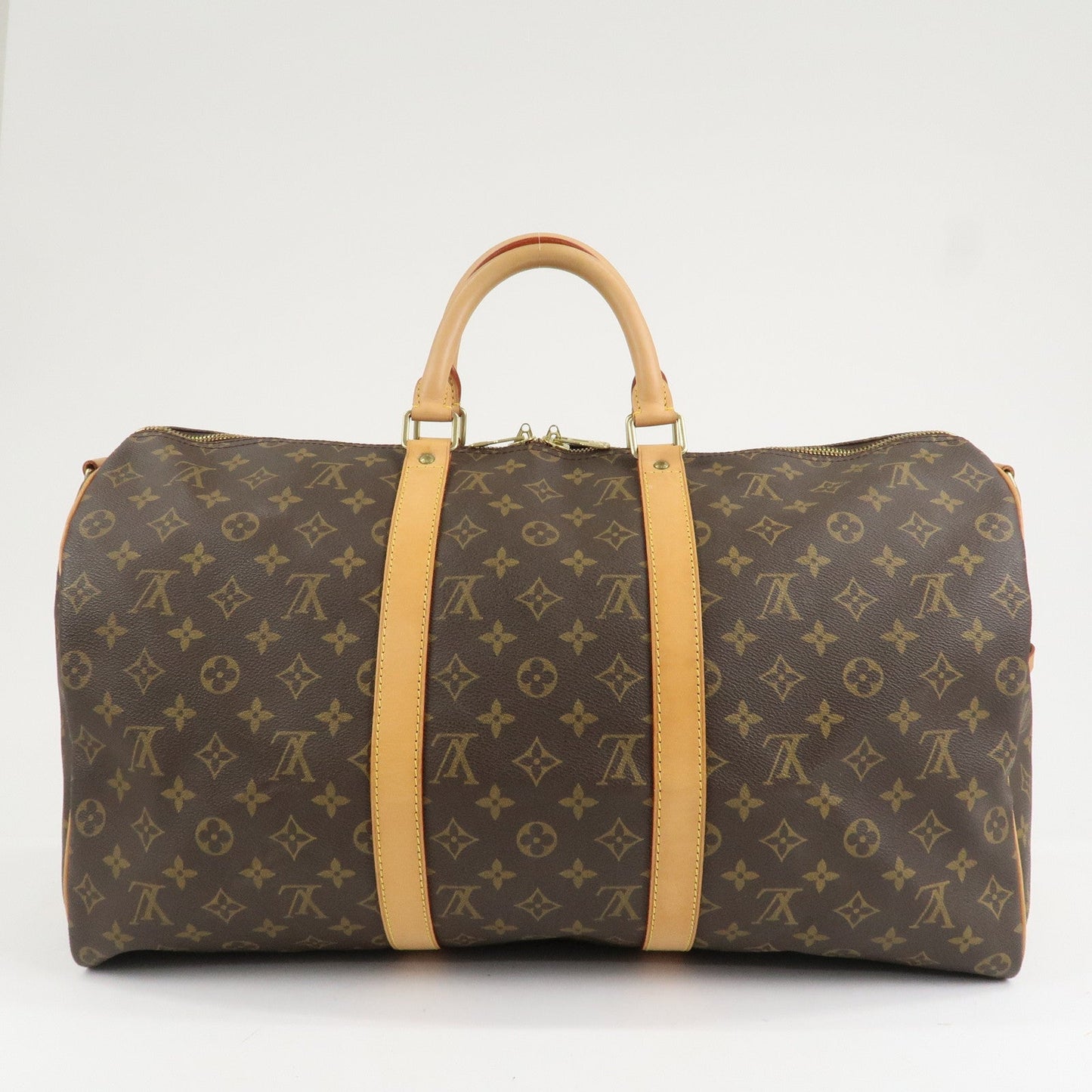 Louis Vuitton Monogram Keep All Bandouliere 50 Boston Bag M41416