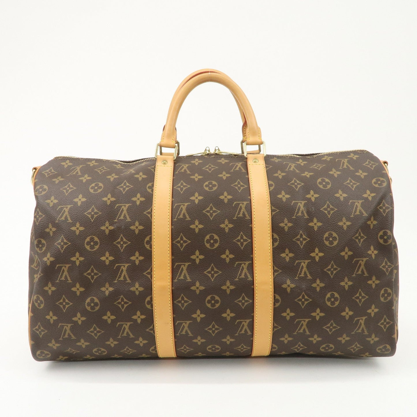 Louis Vuitton Monogram Keep All Bandouliere 50 Boston Bag M41416