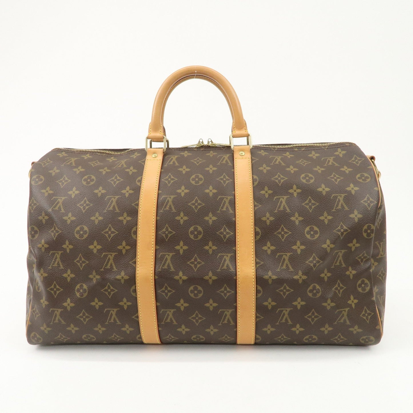 Louis Vuitton Monogram Keep All Bandouliere 50 Boston Bag M41416