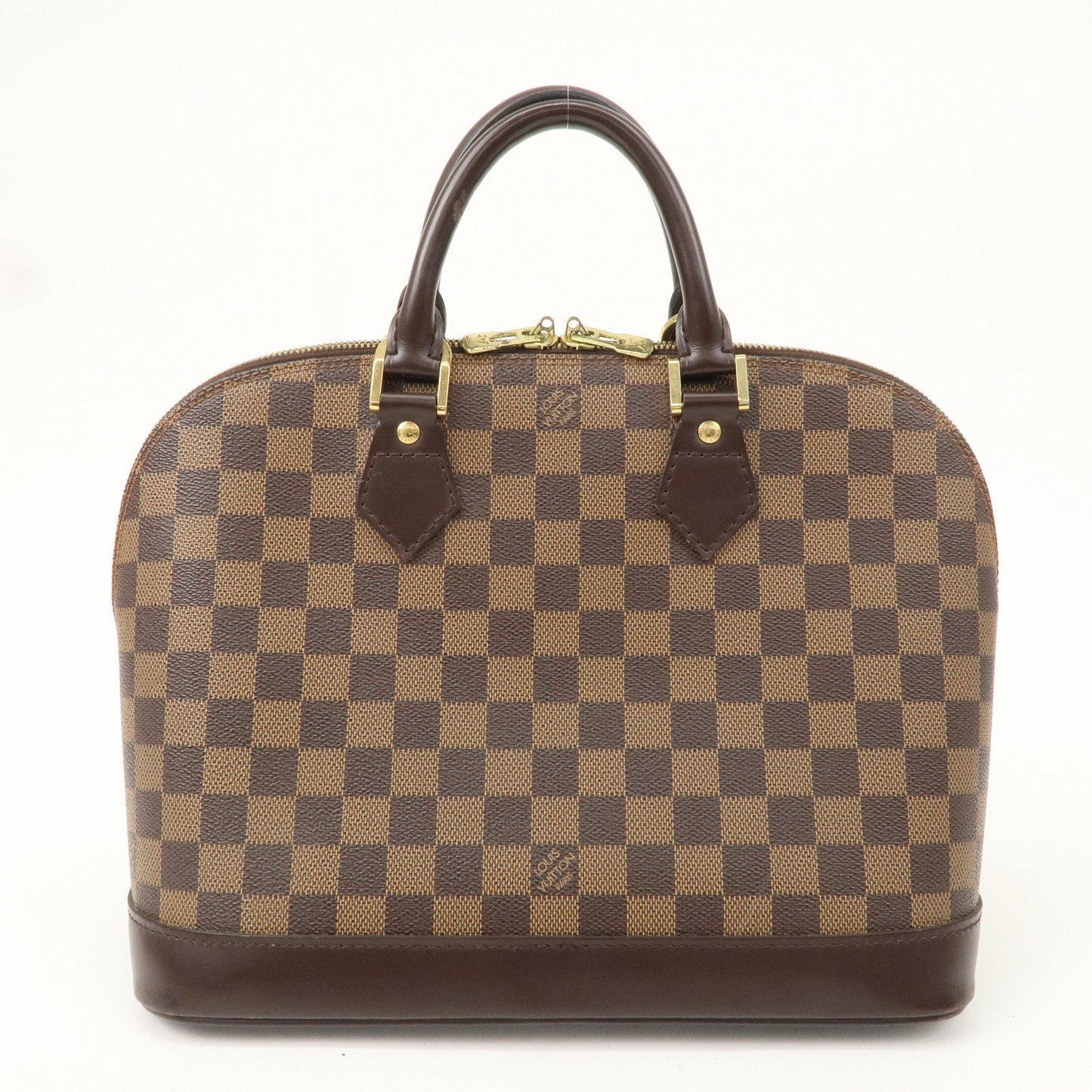 Louis Vuitton Damier Alma PM Hand Bag Brown N51131