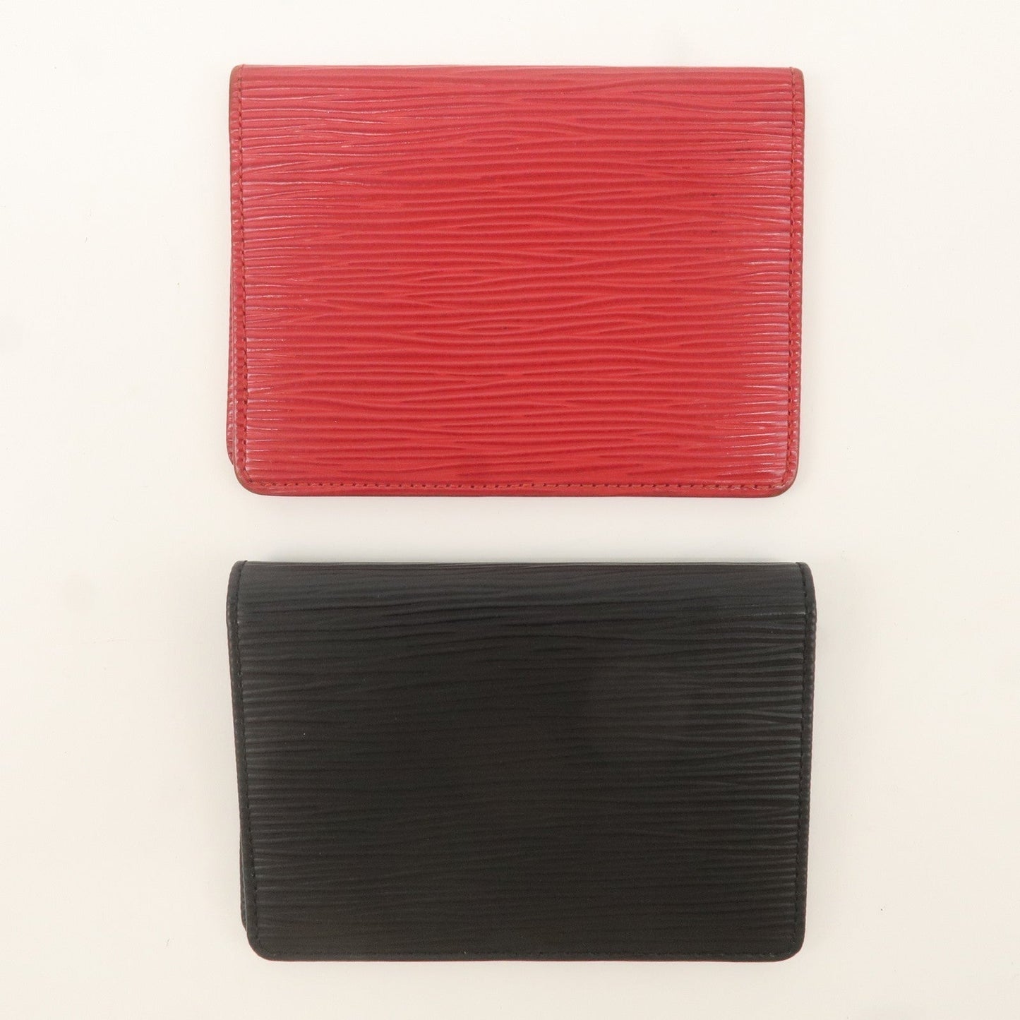 Louis Vuitton Epi Set of 2 Porte Cult Card Case M63207 M63202