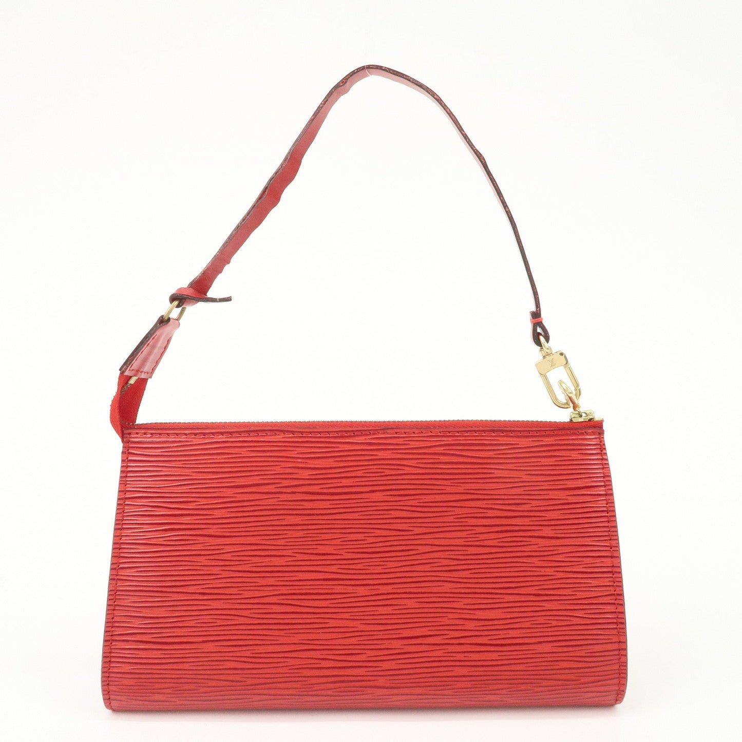 Authe Louis Vuitton Epi Pochette Accessoires Pouch Castilian Red M52947