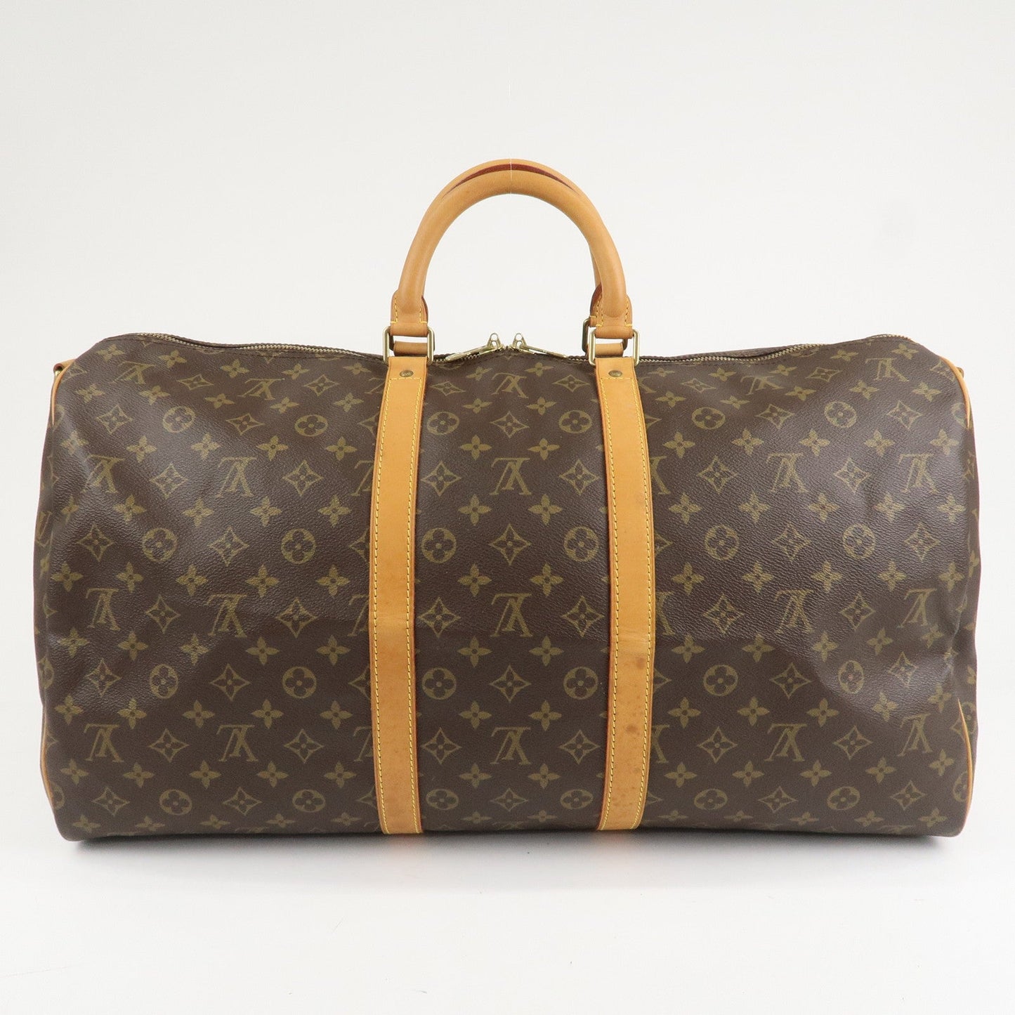 Louis Vuitton Monogram Keep All Bandouliere 55 Boston Bag M41414