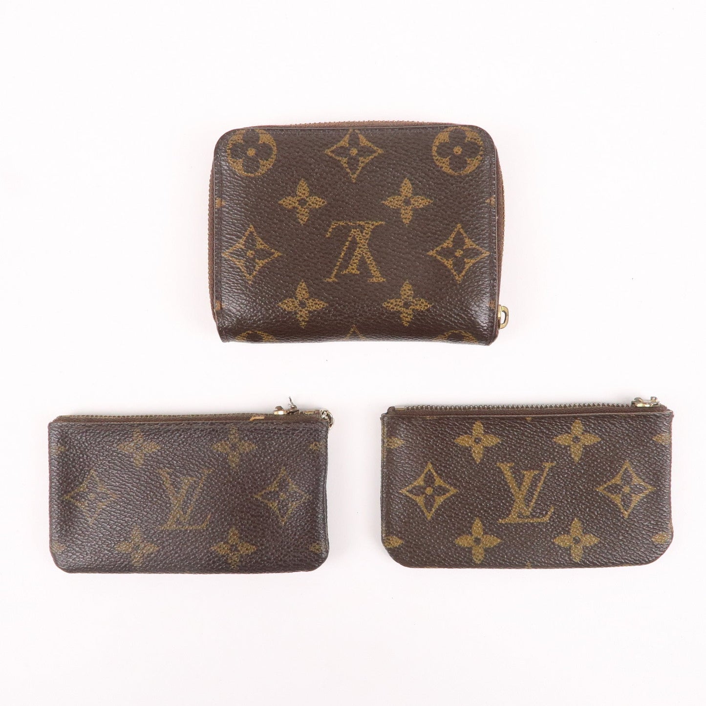 Louis Vuitton Monogram Set of 3 Coin Case M60067 M62650 M62650