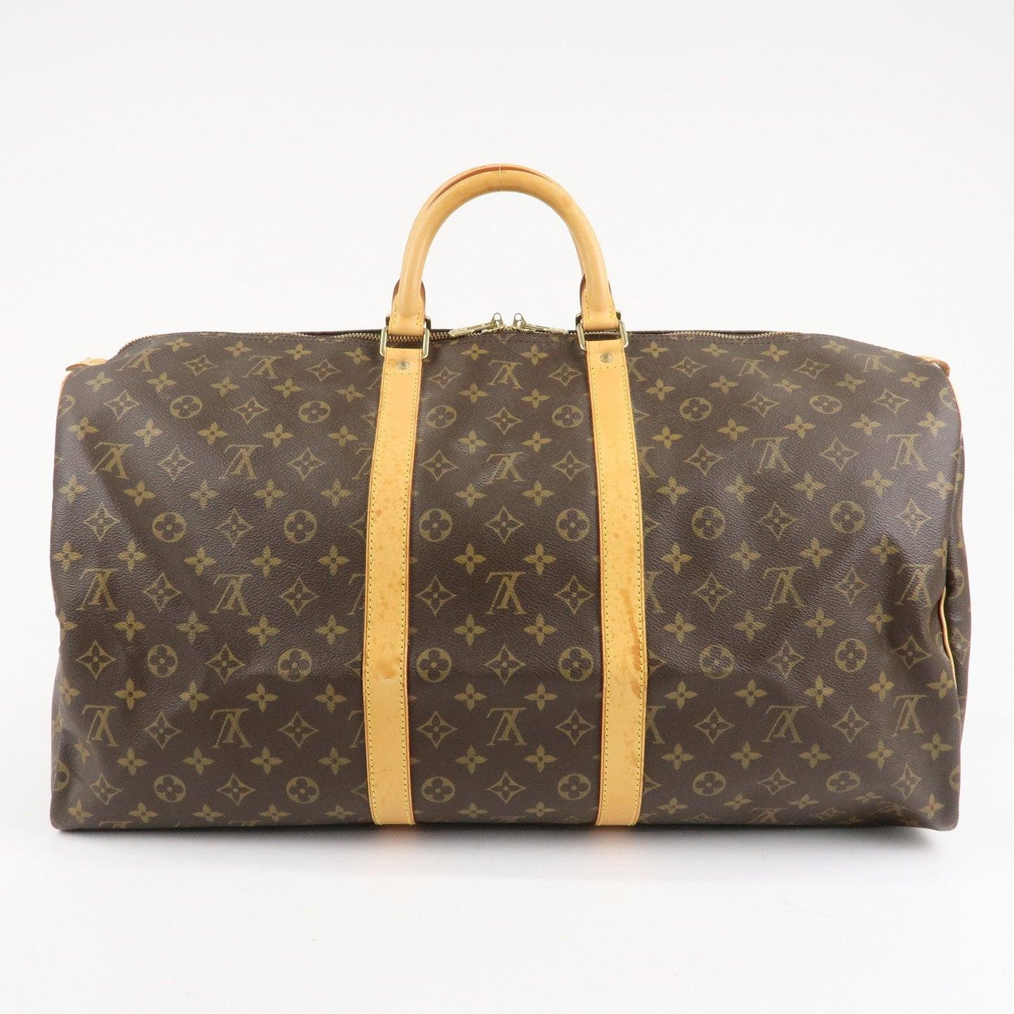 Louis Vuitton Monogram Keep All 55 Boston Bag Travel Bag M41424