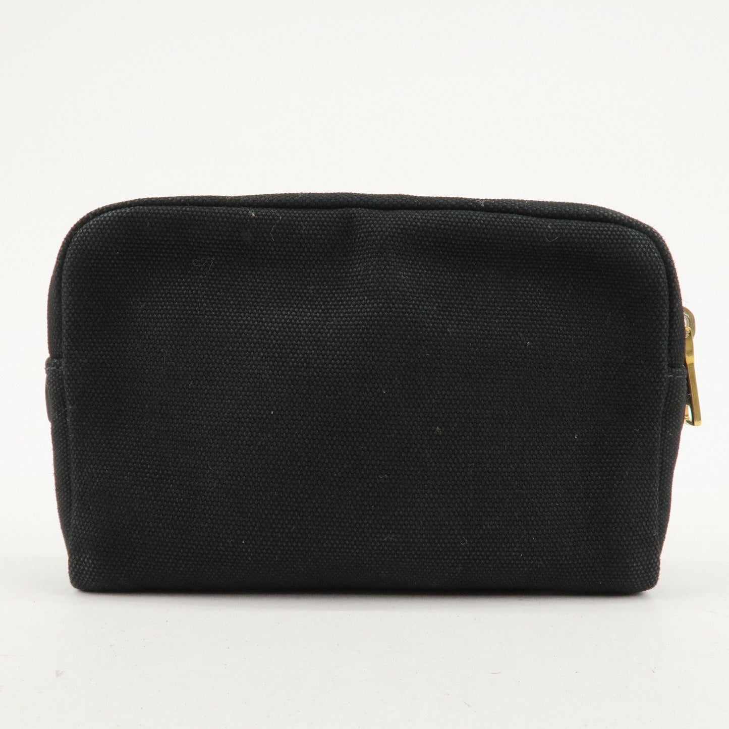 PRADA Canvas Pouch Cosmetic Pouch Black