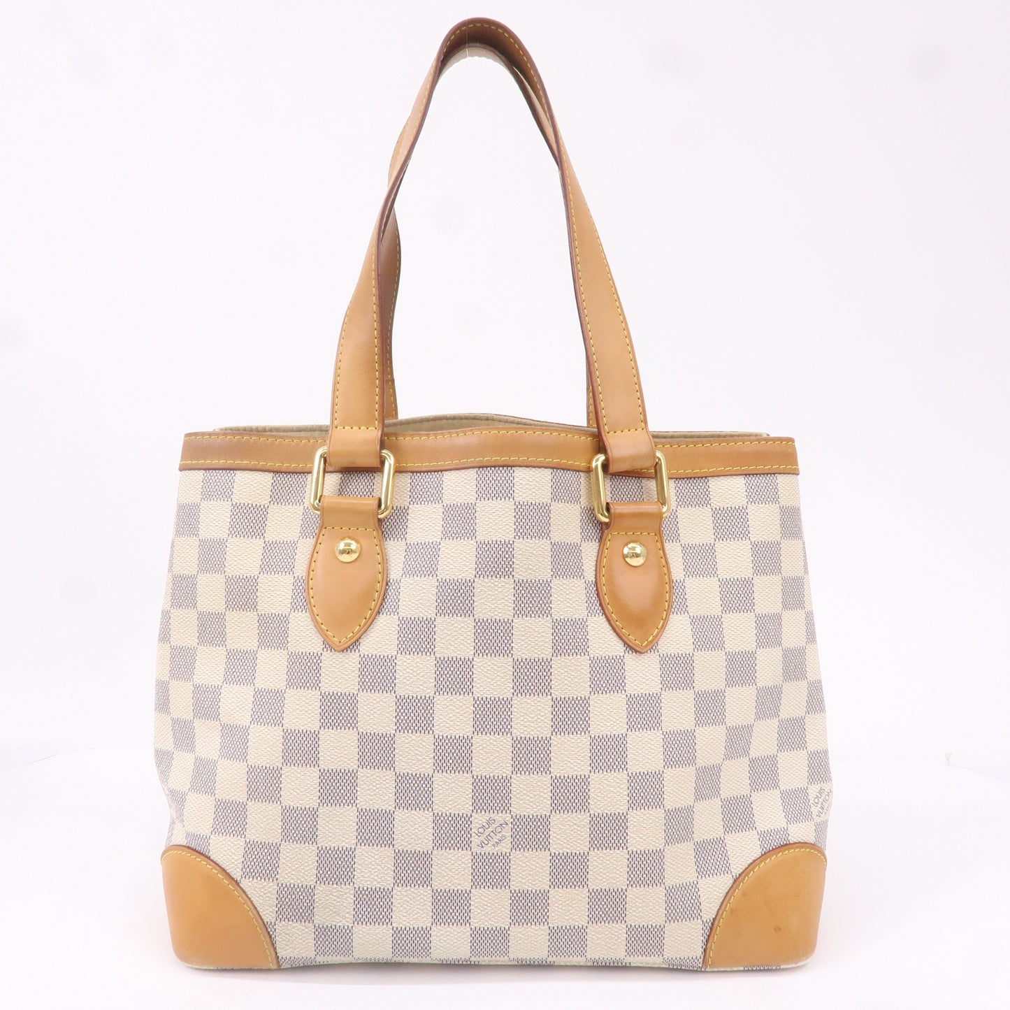 Louis Vuitton Damier Azur Hampstead PM Hand Bag Ivory N51207