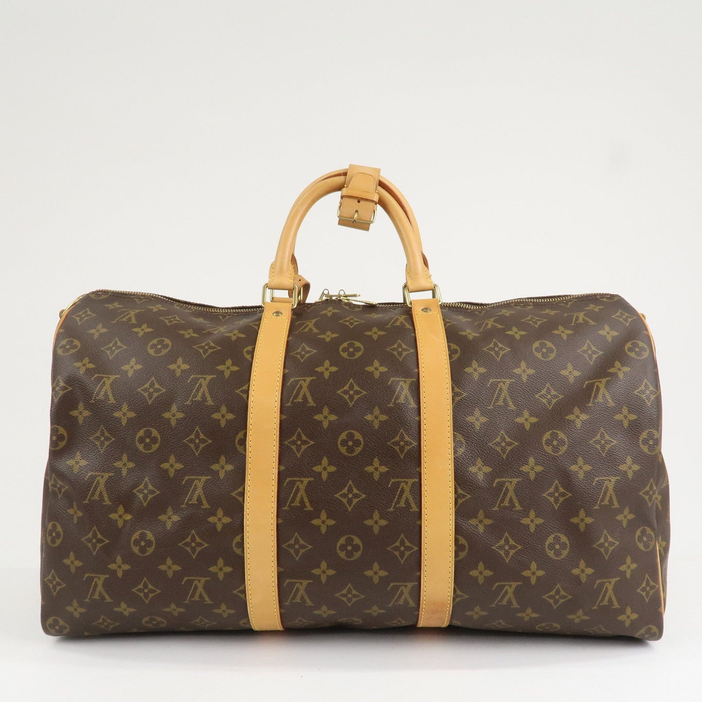 Louis Vuitton Monogram Keep All Bandouliere 50 Boston Bag M41416