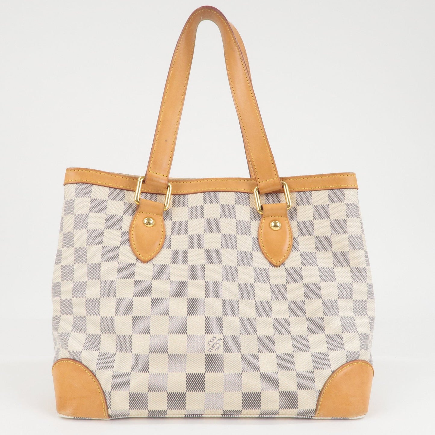 Louis Vuitton Damier Azur Hampstead PM Hand Bag Ivory N51207