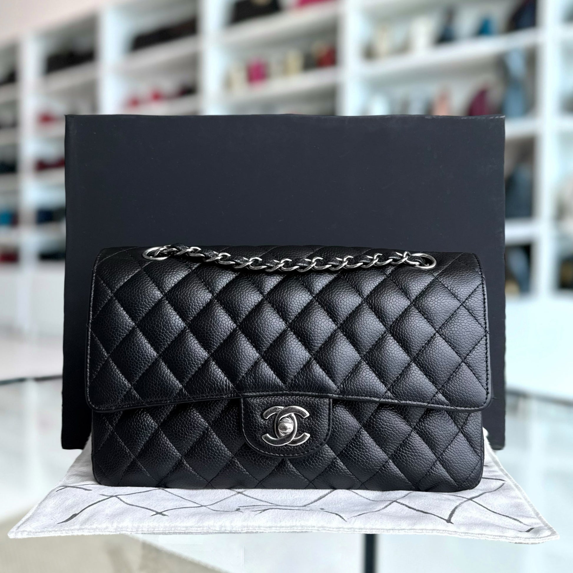 Chanel Classic Flap Medium Shoulder Bag - EworeBags