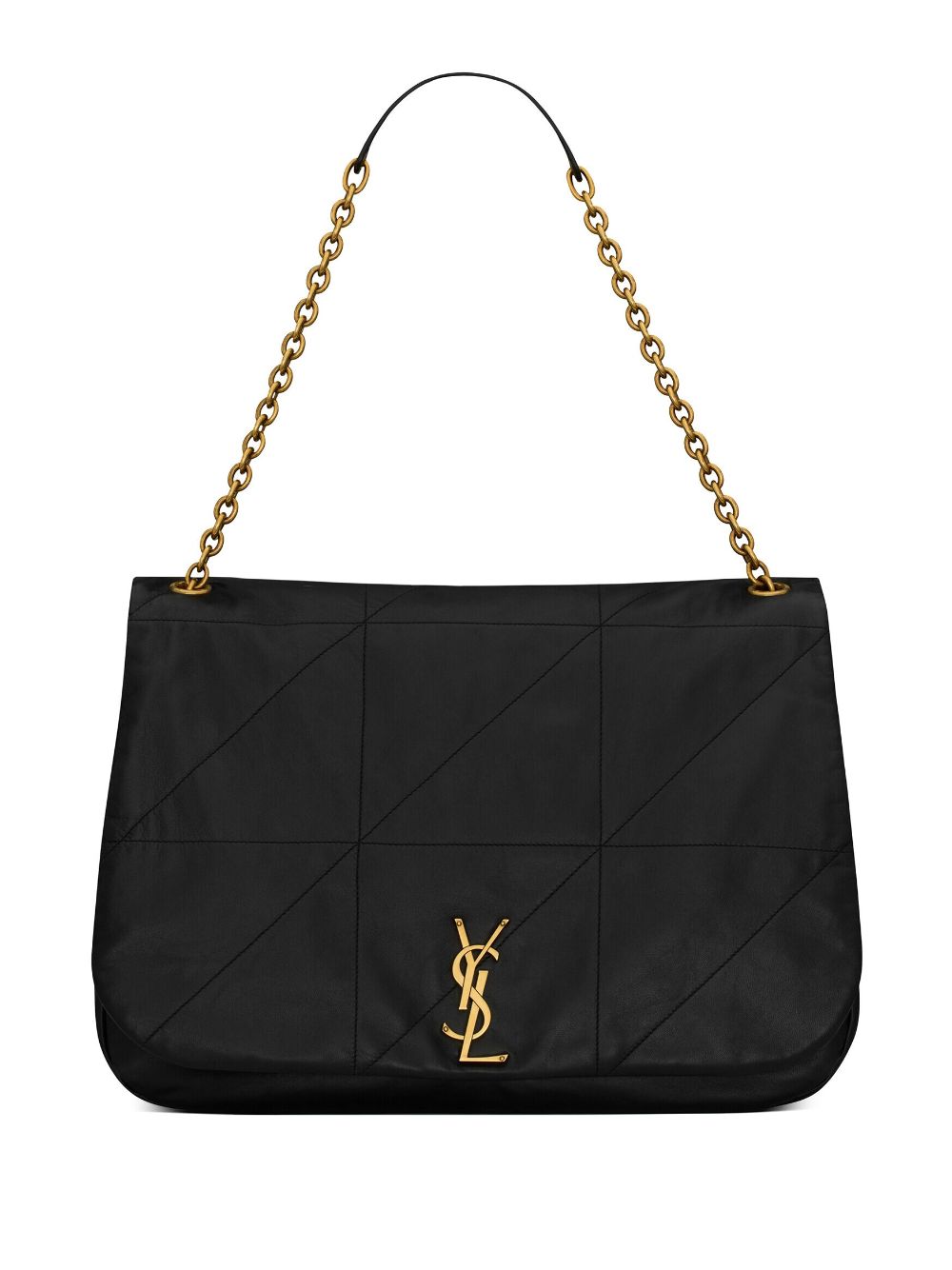 Luxury Saint Laurent Trending 2025 Women's Jamie Medium Leather Shoulder Bag in Black | Size UNICA | 742431AAB32