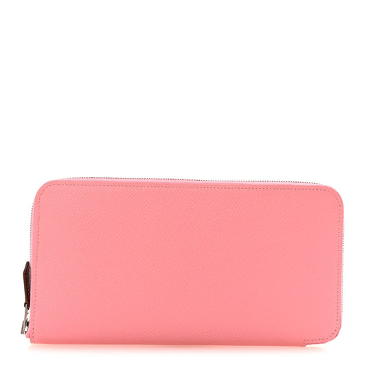 Hermes Epsom Silk'In Wallet Rose Confetti