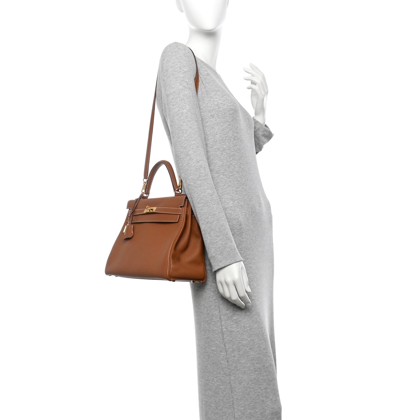 Hermes Togo Kelly Retourne 32 Gold