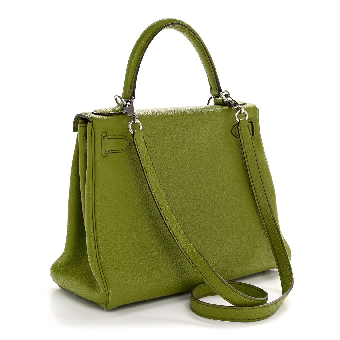 Hermes Taurillon Clemence Kelly Retourne 28 Vert Anis