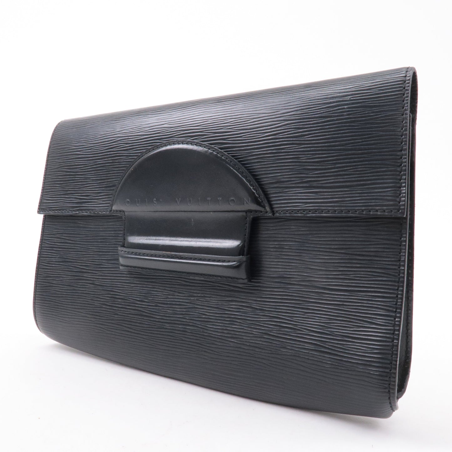 Louis Vuitton Epi Leather Chaillot Clutch Bag Black Noir M52542