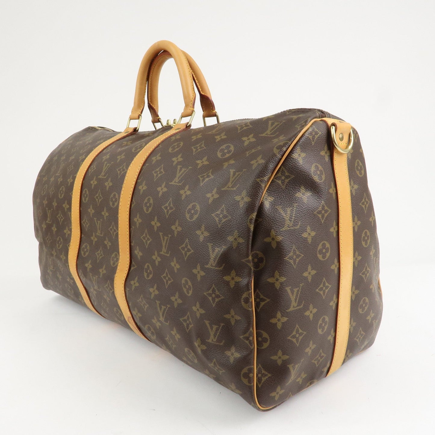 Louis Vuitton Monogram Keep All Bandouliere 55 Boston Bag M41414