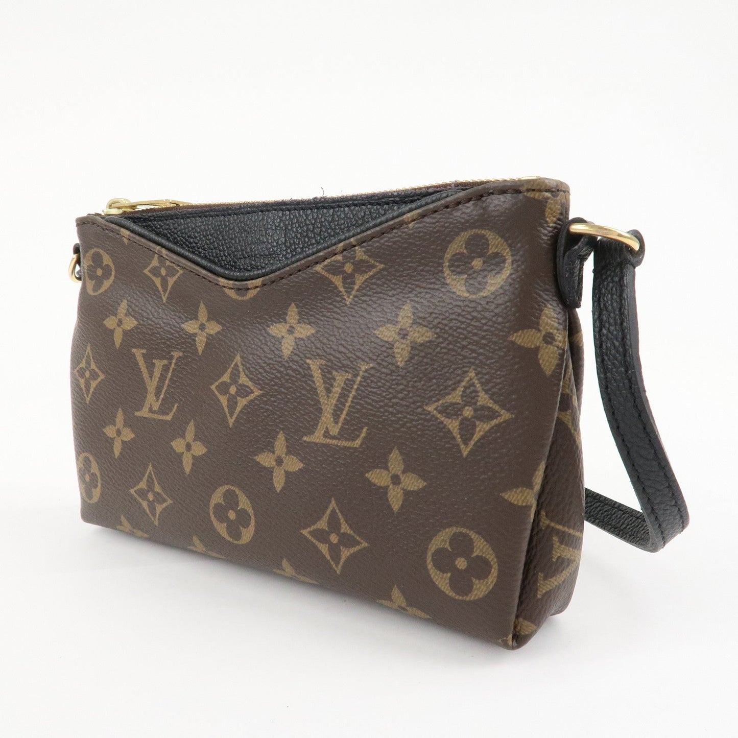 Louis Vuitton Monogram Pallas Uniforms Shoulder Bag Noir