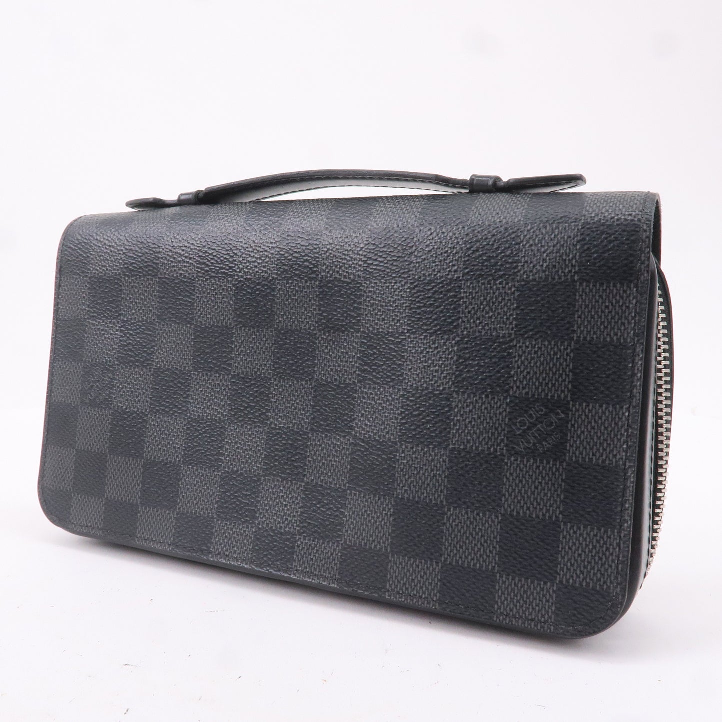 Louis Vuitton Damier Graphit Zippy Wallet XL Gray Black N4150