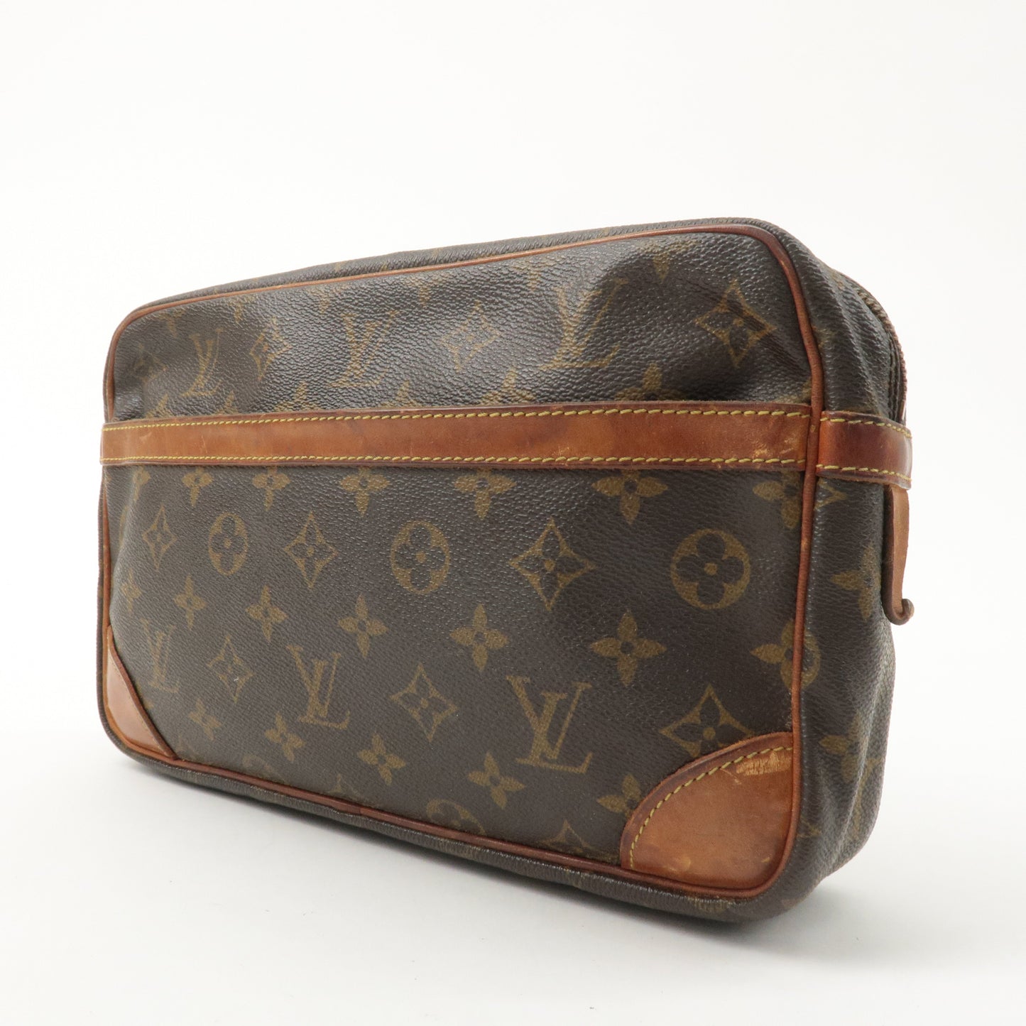 Louis Vuitton Monogram Compiegne 28 Pouch Clutch Bag M51845
