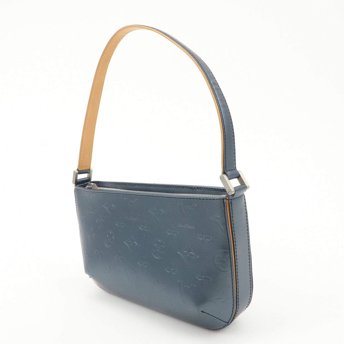 Louis Vuitton Monogram Matt Fowler Shoulder Bag Blue M55145