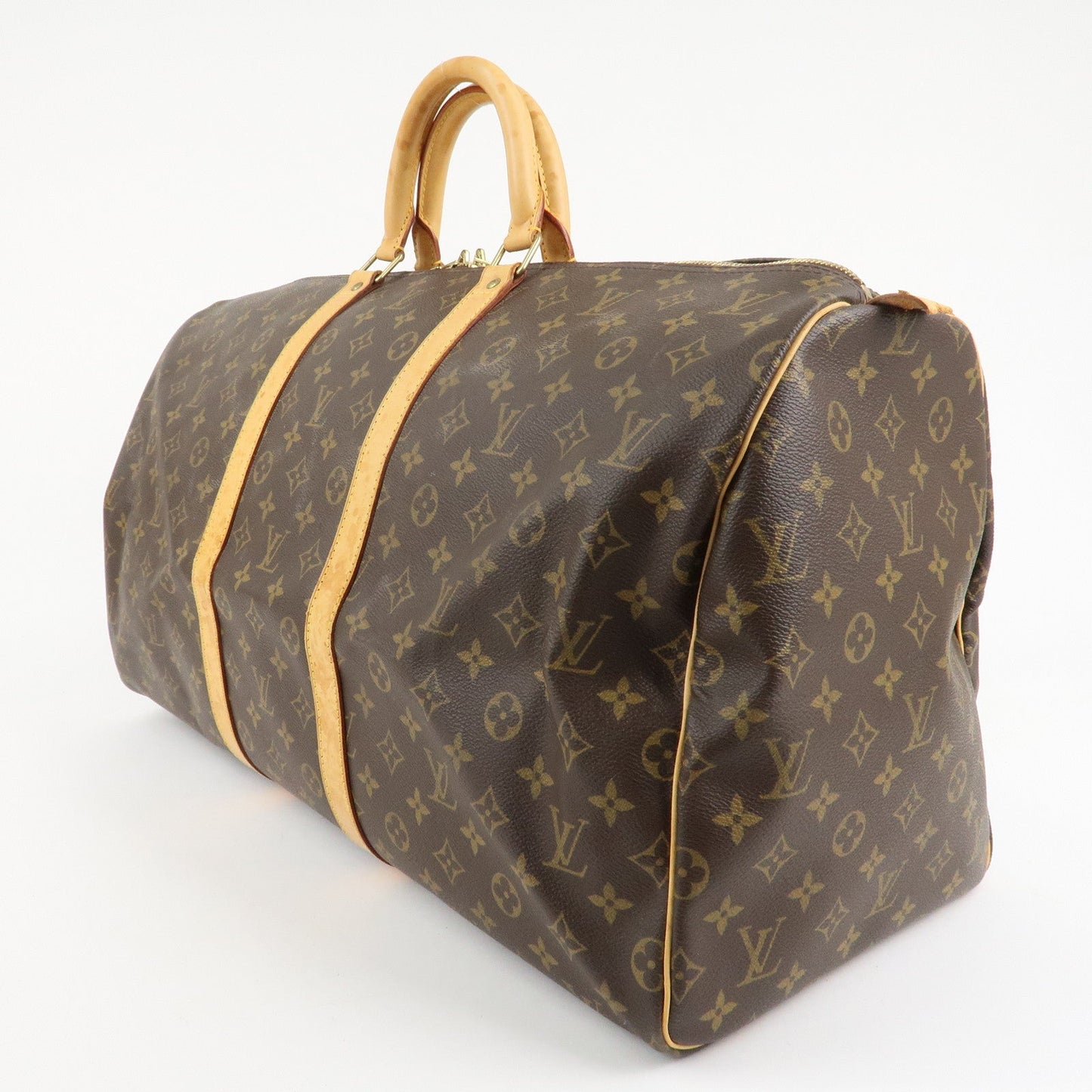 Louis Vuitton Monogram Keep All 55 Boston Bag Travel Bag M41424