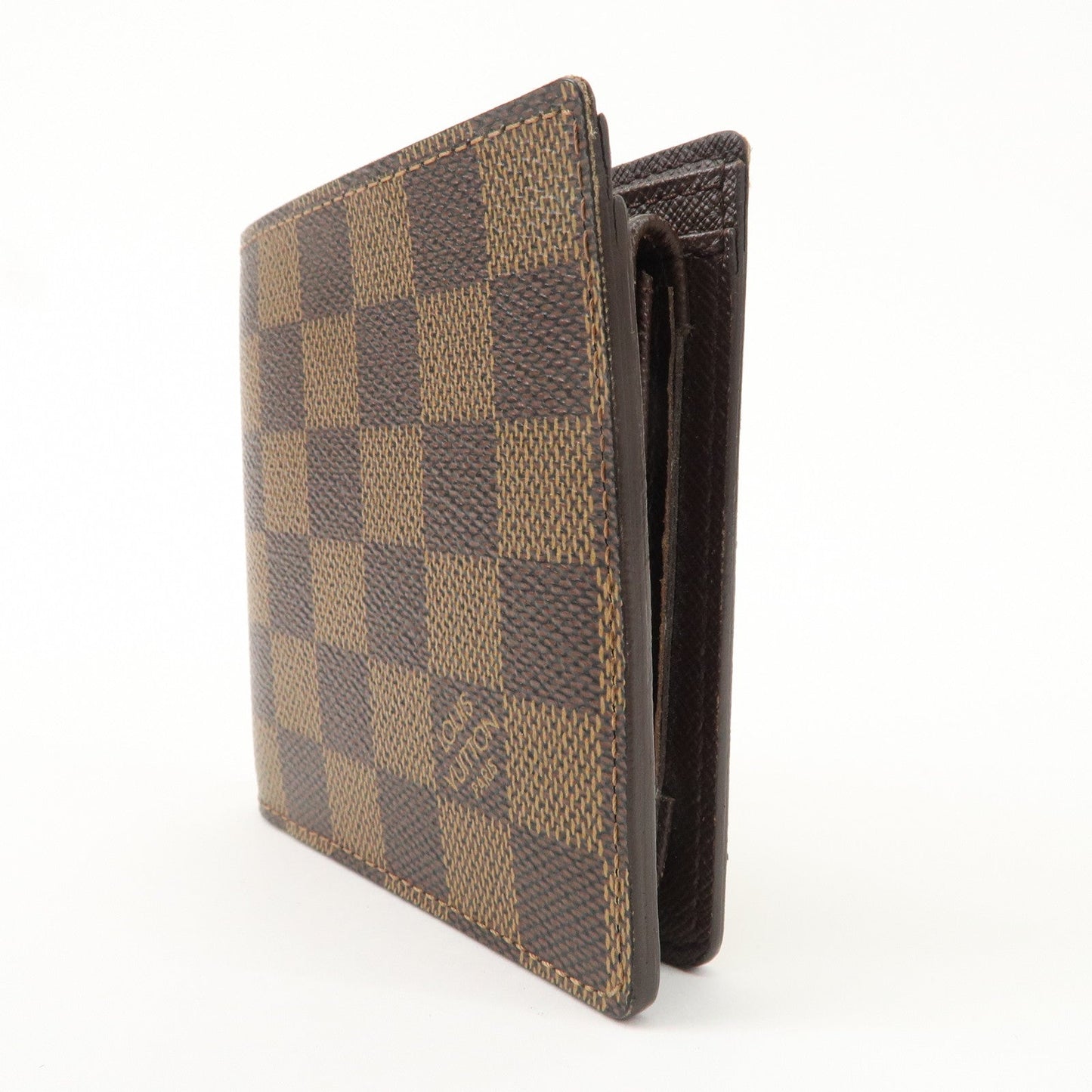 Louis Vuitton Damier Ebene Portefeuille Marco Wallet N61675