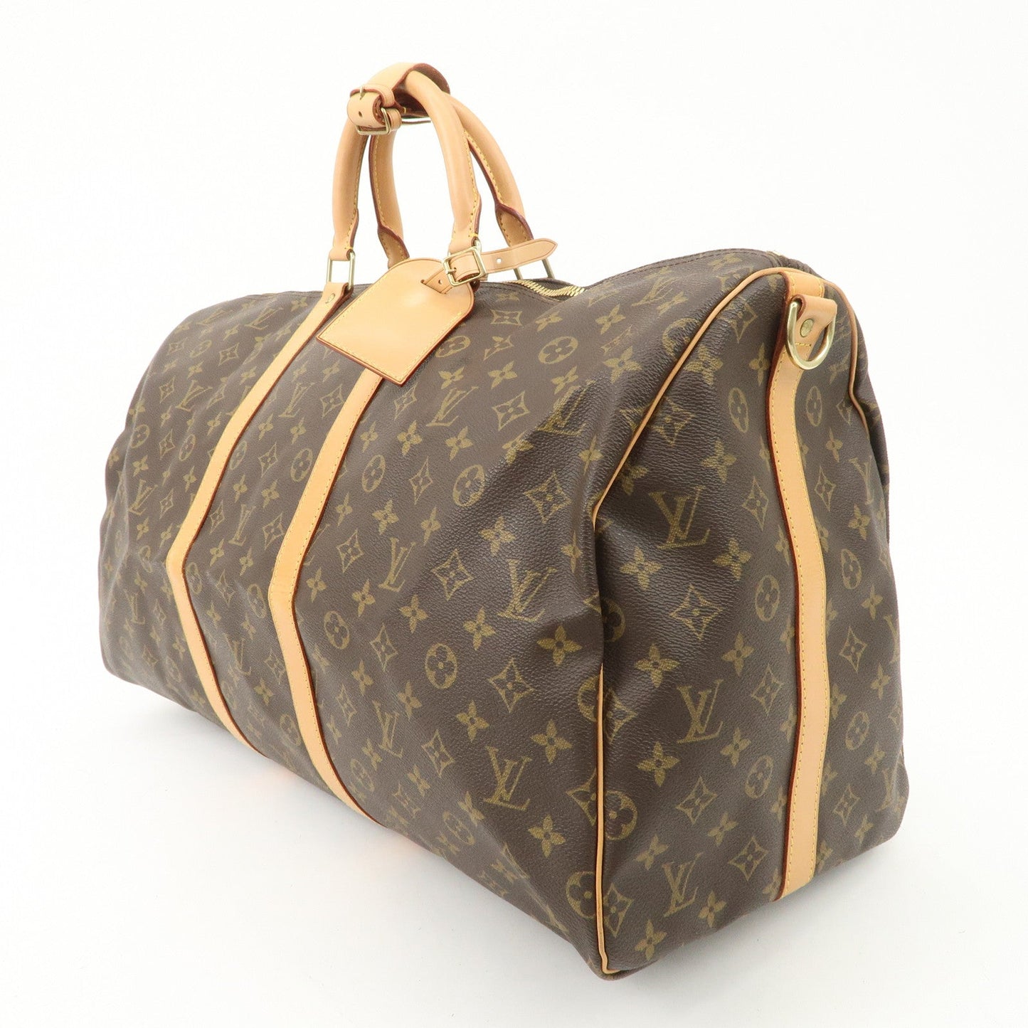 Louis Vuitton Monogram Keep All Bandouliere 55 Boston Bag M41414