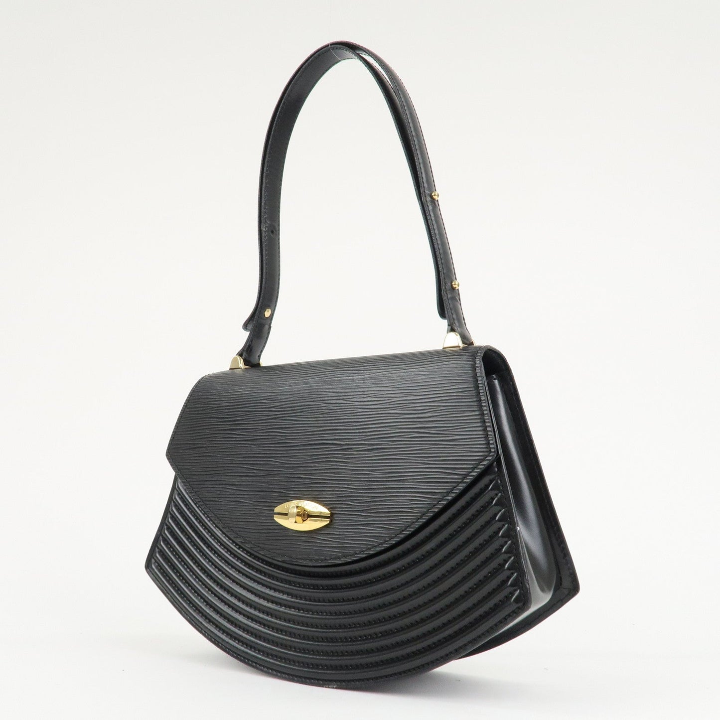 AuthenticLouis Vuitton Epi Tilsit Shoulder Bag Hand Bag Noir M52482
