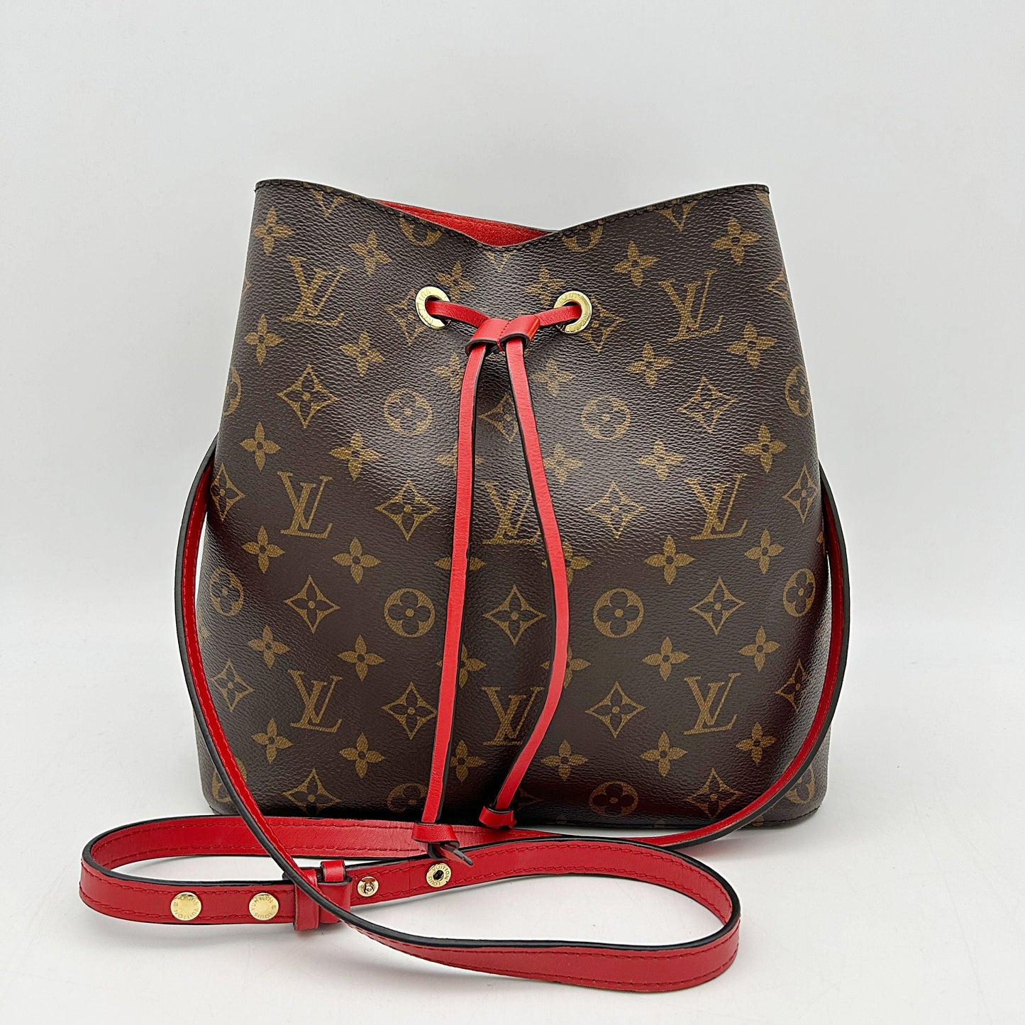 Louis Vuitton LV Monogram Néonoé MM - Brown Bucket Bags, Handbags LA27134