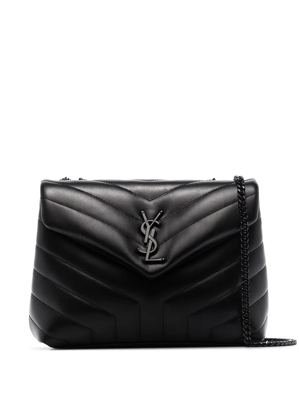 Luxury Saint Laurent Trending 2025 Women's Loulou Toy Strap Bag in Nero/Nero | 494699DV7281000