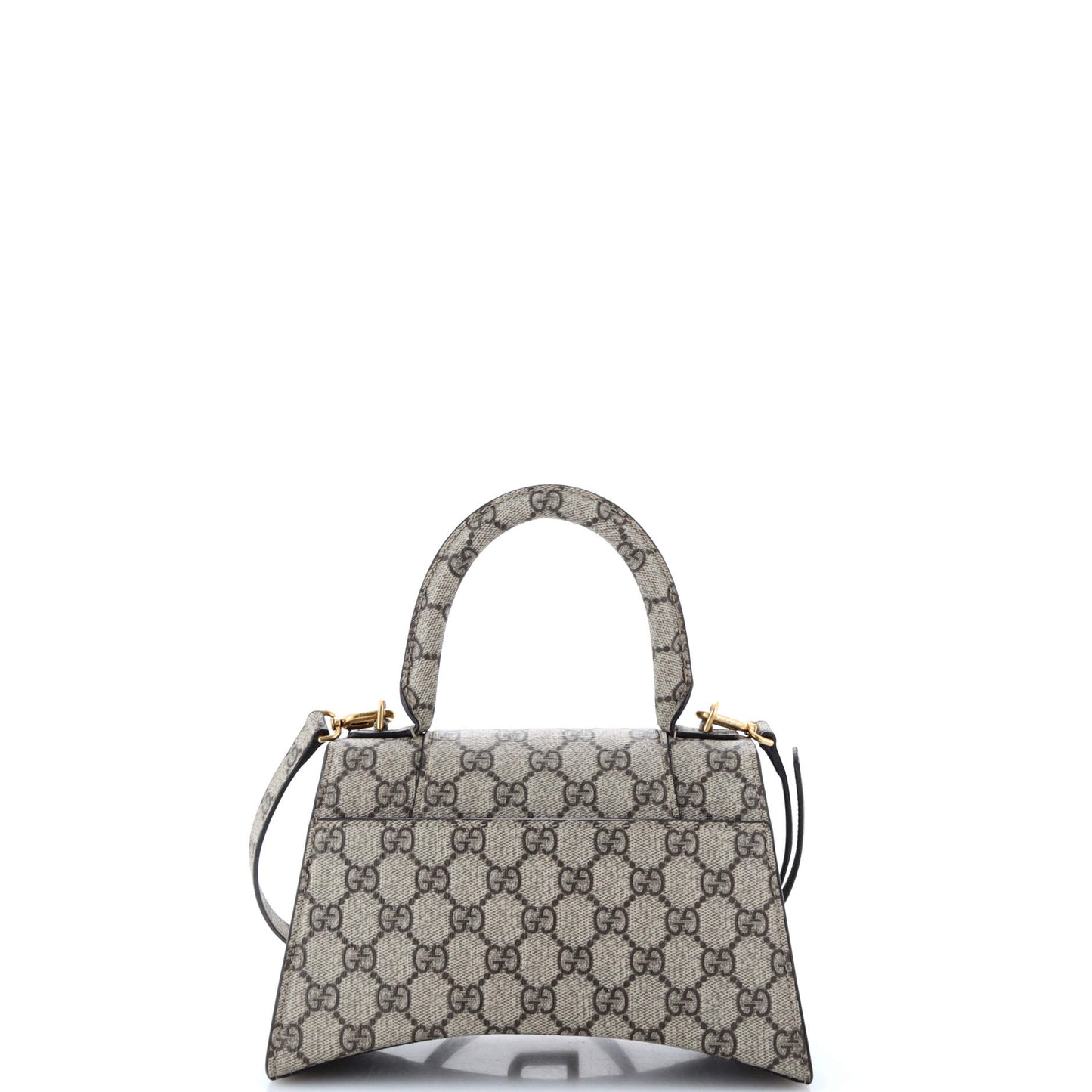x Luxury Balenciaga Trending 2026 The Hacker Project Hourglass Top Handle Bag GG Coated Canvas Small
