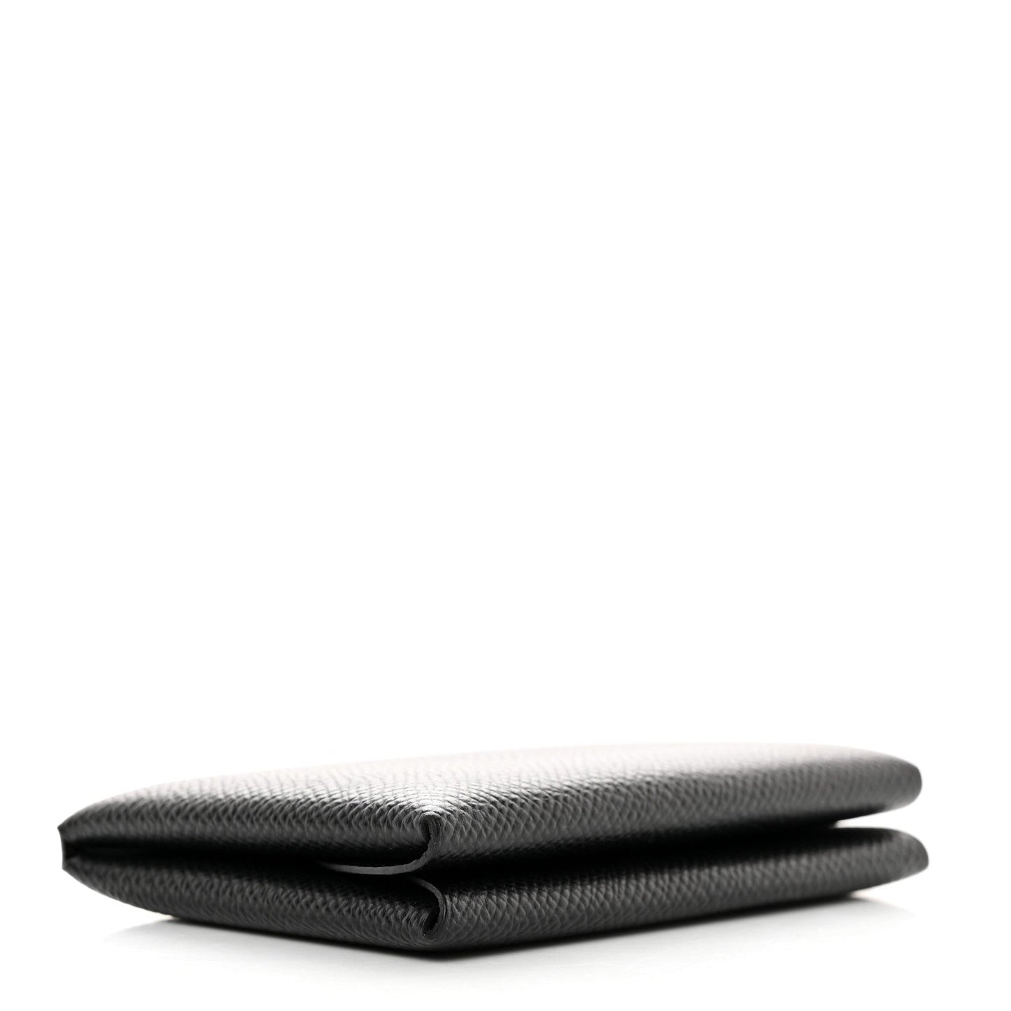Hermes Epsom Calvi Duo Card Case Black