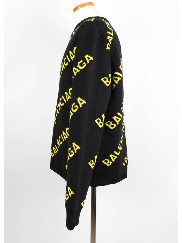 Luxury Balenciaga Trending 2026 Multi logo knit M