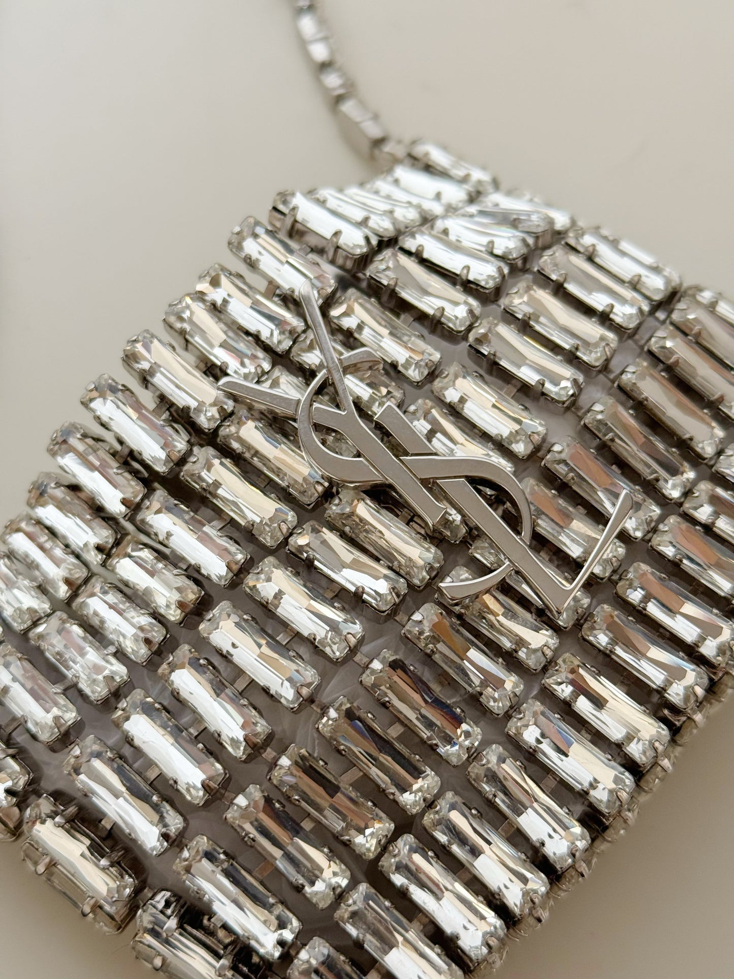 Saint Laurent Crystal Micro Evening Bag