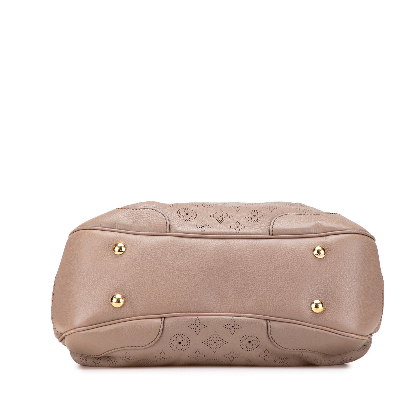 Taupe Louis Vuitton Monogram Mahina Solar PM Shoulder Bag