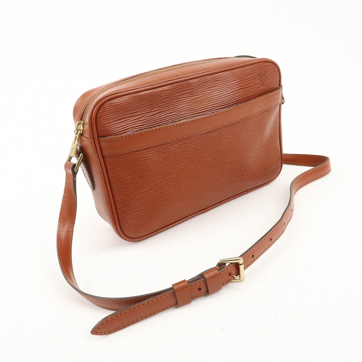 Louis Vuitton Epi Trocadero 24 Shoulder Bag Brown M52313
