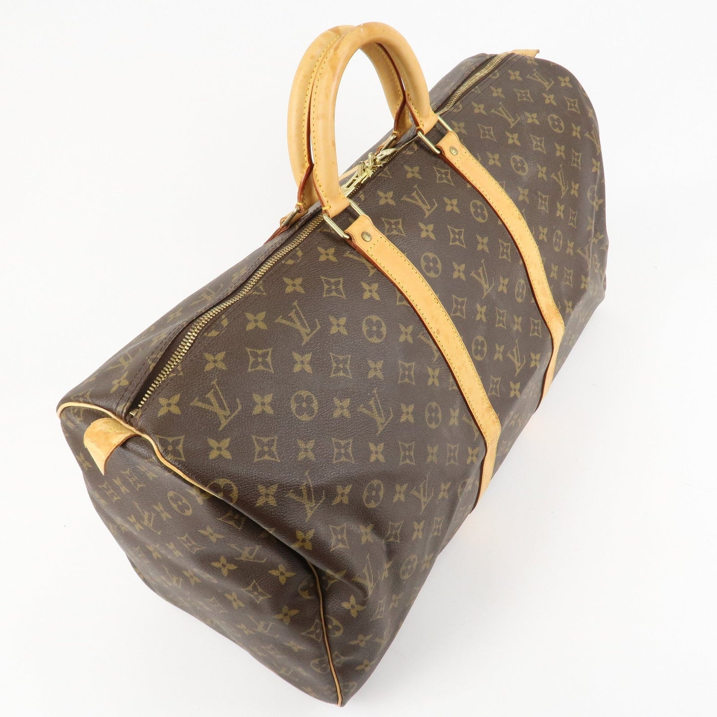 Louis Vuitton Monogram Keep All 55 Boston Bag Travel Bag M41424