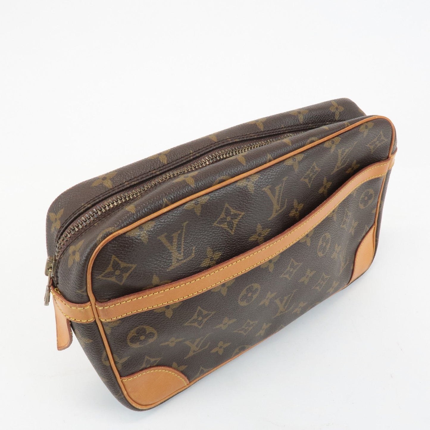 Louis Vuitton Monogram Compiegne 28 Pouch Clutch Bag M51845