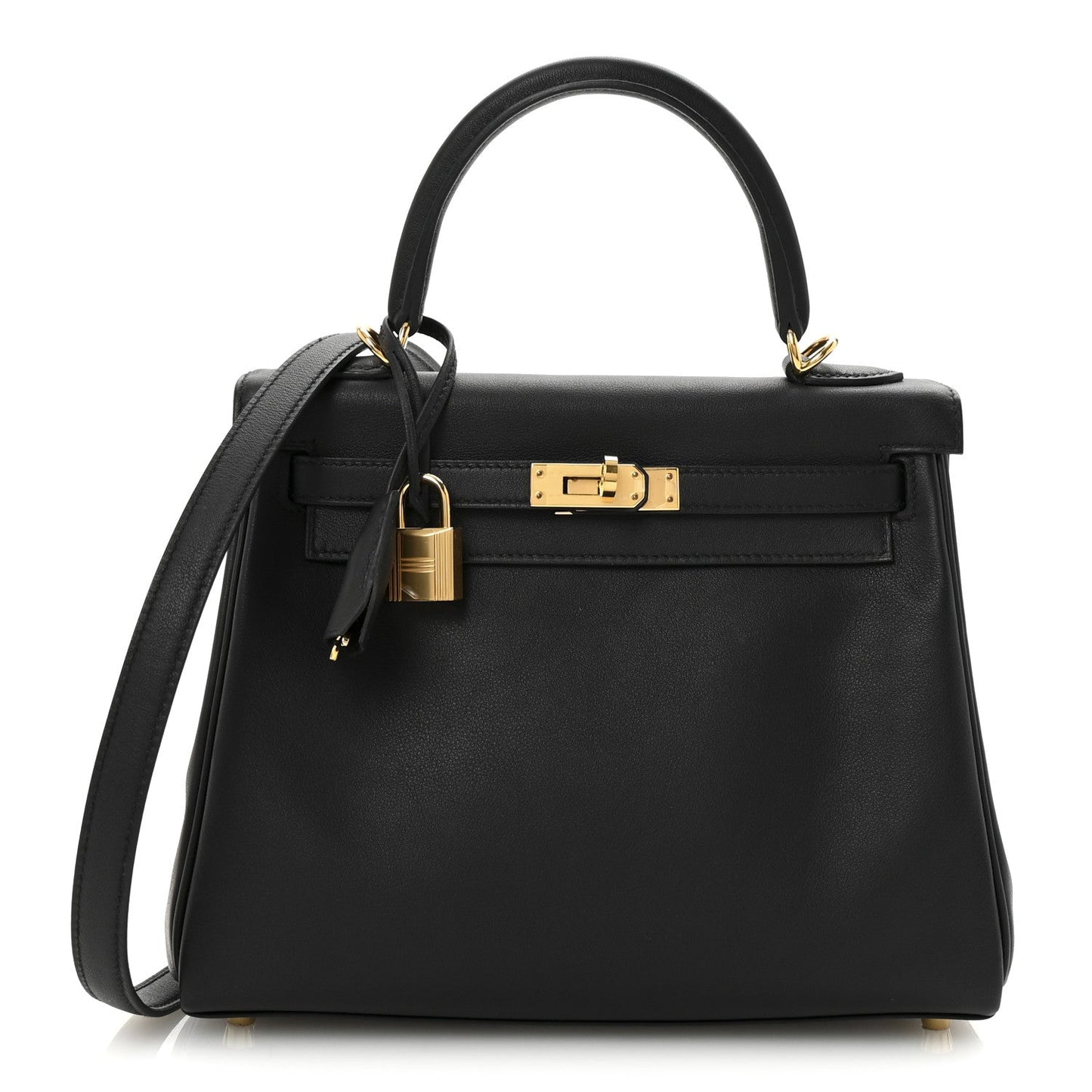 Hermes Swift Kelly Retourne 25 Black